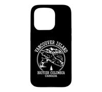 Vancouver Island British Columbia Orca Map Case for iPhone 15 Pro