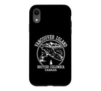 Vancouver Island British Columbia Orca Map Case for iPhone XR