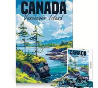Vancouver Island Canada Adults 1000 Piece Jigsaw Puzzle Analytical Skill Soft Distraction Tight Join Cozy Xmas Gift (38x26cm)