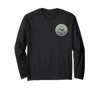 Vancouver Island Canada BC Humpback Whale Vintage Badge Long Sleeve T-Shirt
