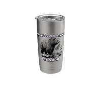 Vancouver Island Canada Bear Vacation Stainless Steel Insulated Tumbler