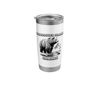 Vancouver Island Canada Bear Vacation Stainless Steel Insulated Tumbler