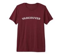 Vancouver line Drawing Canada Canadians British Columbia Premium T-Shirt