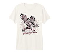 Vancouver Raven & Sun Pacific Northwest Native Tribal Art Premium T-Shirt