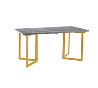 Vancouver Solid Wood Metal Dining Table
