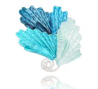 Vancy Utopia Shell Enamel Brooches Elegant Ocean Wave Collar Pin Brooch for Women Gift, Metal, no gemstone
