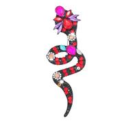 Vancy Utopia Snake Shape Rhinestone Brooches Vintage Elegant Pin Brooch for Women Gift, Metal, no gemstone