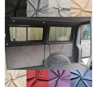 Vandalised- Stretch Faux Suede Foam Backed Headliner Fabric - Car/Camper/Van/Caravan - 8 Colours, Various Lengths (2:Dark/Grey, 6meterx1.5meter)