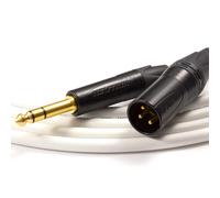 VanDamme Balanced Lead - Neutrik Gold Male XLR to Jack. Microphone/Speaker Cable