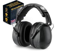 Vanderfields Adult/Teens Ear Defenders, Noise Cancelling, Grey Wolf | Vanderfields hearing protection ear muffs, 35 dB (2K Hz) certified noise-cancellation, soft ear cushions, adjustable headband
