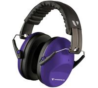 Vanderfields Premium Ear Defenders - Hearing Protection Earmuffs - Broad Spectrum Sound Reduction 29 dB at 2K Hz Noise Cancelling - Headset Noise Cancellation Adults and Teens - Purple Power