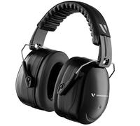 Vanderfields Premium Ear Defenders - Hearing Protection Earmuffs - Broad Spectrum Sound Reduction 36 dB at 2K Hz Noise Cancelling - Headset Noise Cancellation Adults and Teens - Midnight Black