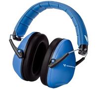 Vanderfields Premium Hearing Protection Ear Defenders - Broad Spectrum Sound Reduction 32 dB at 2K Hz Noise Cancelling - Headset Safety Noise Cancellation - Headphones Kids 3-12 - Light Blue