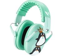 Vanderfields Premium Hearing Protection Ear Defenders - Broad Spectrum Sound Reduction 33.2dB at 2K Hz Noise Cancelling - Headset Safety Noise Cancellation - Headphones Kids 3-12 - Penguin