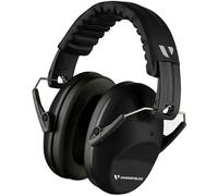 Vanderfields Premium Hearing Protection Ear Defenders - Broad Spectrum Sound Reduction 33 dB at 2K Hz Noise Cancelling - Headset Safety Noise Cancellation - Headphones Kids 3-12 - Midnight Black