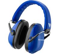 Vanderfields Premium Hearing Protection Ear Defenders - Broad Spectrum Sound Reduction 34.4dB at 2K Hz Noise Cancelling - Headset Safety Noise Cancellation - Headphones Kids 3-12 - Dark Blue