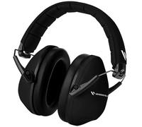 Vanderfields Premium Hearing Protection Ear Defenders - Broad Spectrum Sound Reduction 34 dB at 2K Hz Noise Cancelling - Headset Safety Noise Cancellation - Headphones Kids 3-12 - Black
