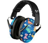 Vanderfields Premium Hearing Protection Ear Muffs - Broad Spectrum Sound Reduction 33.2dB at 2K Hz Noise Cancelling - Headset Safety Noise Cancellation - Headphones Kids 3-12 - Dinosaur Club B