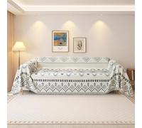 VanderHOME Chenille Sofa Throws 1/2/3/4 Seater Woven Sofa Throw Blanket with Tassels Reversible Versatile Throws for Sofas Soft Throws for Settees Couch Sofa Bed 180 * 260cm-Grey