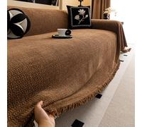 VanderHOME Super Soft Throw Blanket - Pure Color Blanket and Skin-Friendly Sofa Blanket, Fresh Decorative Multifunction Throws For Beds Double, Perfect And Warm Gift 180 * 130cm-Curry