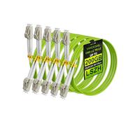 VANDESAIL 5 Pack OM5 LC to LC Fiber Patch Cable, 1/10/40/100GB Duplex Multimode Fiber Jumper 50/125µm LSZH, OM4/OM3 Compatible for SFP+ Transceiver -1M(3FT) 5pack