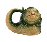 Vandor 55695 Star Wars Jabba the Hutt Shaped Ceramic Soup Coffee Mug, 20 oz, Multicolor