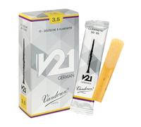 Vandoren CR8635 V21 German Clarinet 3.5 Strength Reeds, 10 units,