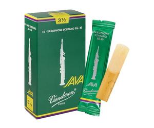Vandoren Java Soprano Saxophone Reeds - Box of 10 - Strength 3.5