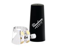 Vandoren Optimum Alto Clarinet Ligature Silver with Plastic Cap