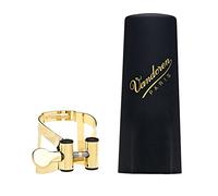 Vandoren LC57GP Alto Saxophone M/O Ligature with Plastic Cap, Gold