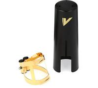 Vandoren LC590DP M/O Gold Ligature and Plastic Cap for Bariton Saxophone V16 Mouthpiece,Gold Gilded