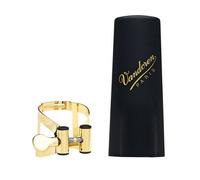 Vandoren M/O Alto Sax Ligature Plated Gold M/O with Plastic Cap