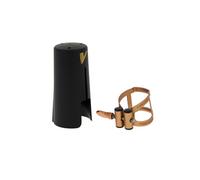 Vandoren LC56AP Soprano Saxophone Aged M/O Ligature with Plastic Cap, Gold