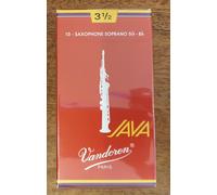 Vandoren SR3035R Java 3.5-Strength Soprano Saxophone Reeds (Pack of 10)