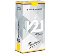 Vandoren CR8635 V21 German Clarinet 3.5 Strength Reeds, 10 units,