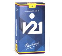 Vandoren V21 Eb clarinet reeds, box of 10 - Strength 3