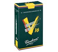 Vandoren V16 Soprano saxophone reeds, box of 10 - Strength 4