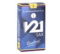 Vandoren V21 Soprano saxophone reeds, box of 10 - Strength 3