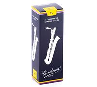 Vandoren SR245 Traditional Strength 5 Reeds for Baritone Saxophone