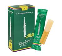 Vandoren SR304 Java Soprano Saxophone Reeds (Strength 4) (Pack of 10)