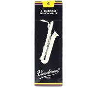 Vandoren 5 Pack Traditional Baritone Saxophone Reeds #4 Strength 4 SR244