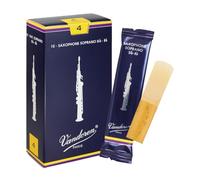 Vandoren Traditional Soprano saxophone reeds, box of 10 - Strength 4