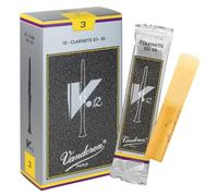 Vandoren V12 3 Strength Bb Clarinet Reeds (Pack of 10)