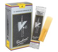Vandoren V12 Soprano saxophone reeds, box of 10 - Strength 4