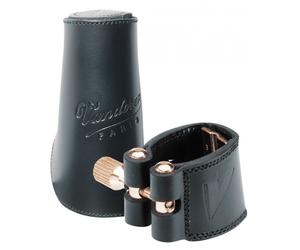 Vandoren V16 Cuir Baritone Sax Ligature Leather with Leather Cap
