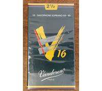 Vandoren V16 Reeds for Soprano Saxophone, Boxes of 10, Various Strengths