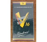 Vandoren V16 Reeds for Soprano Saxophone, Boxes of 10, Various Strengths