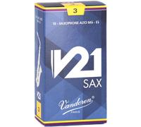 Vandoren V21 3 Alto Saxophone Reeds (Pack of 10)
