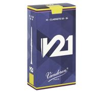 Vandoren V21 Bb clarinet reeds, 2.5 strength, 10 pieces