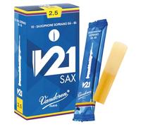 Vandoren V21 Soprano saxophone reeds, box of 10 - Strength 2,5